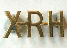 WW2 & Later 10th Royal hussars Brass Shoulder title Original NOS 