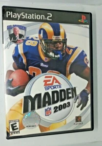 Madden NFL 2003 PS2 (Sony PlayStation 2, 2002) con Manual - Imagen 1 de 4