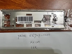 ASUS IO SHIELD FOR ASUS PRIME X670-P ,ORIGINAL - Afbeelding 1 van 1