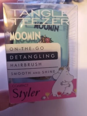 tangle teezer On The Go moomin Detangling hair brush Compact Styler New Blue