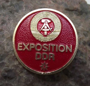 Spilla esposizione DDR Germania Est Expo DDR fiera tedesca badge - Foto 1 di 8