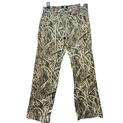 Pantalón Camuflaje Hojas Hierba Sombra Roble Mossy Camuflaje Pato Caza Para Hombres 36 X 34 Foto 1 de 4