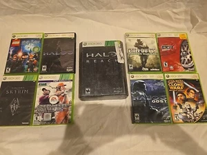 Halo: Reach Limited Edition & Lot Of 8 Xbox 360 Games Skyrim ODST HARRY POTTER - Picture 1 of 10