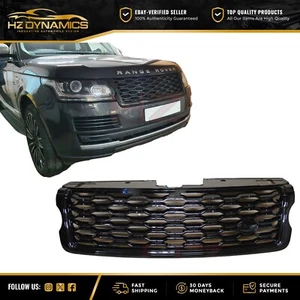 2018 FACELIFT LOOK GRILL KÜHLERGRILL GLANZ SCHWARZ FÜR RANGE ROVER VOGUE L405 13-17 UK - Bild 1 von 7