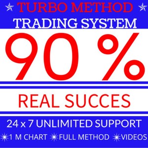 90% SUCCES RATE- 1M Turbo Method Binary Trading System Strategy MT4 Indicator