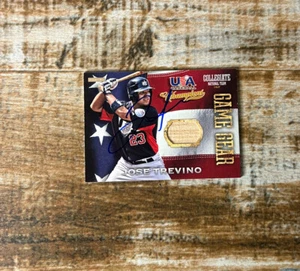 Jose Trevino GU Bat Card 2013 Panini Collegiate #12 Signed Auto Rookie RC - Bild 1 von 3