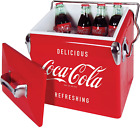 Coca-Cola Retro Ice Chest Cooler with Bottle Opener 13L (14 Qt), 18 Can Capac...