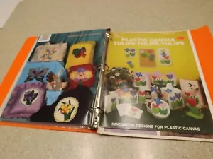 Lot of 6 Macrame Lawn Chair Patterns & (5) Plastic Canvas Leaflets  #8 - Picture 1 of 13