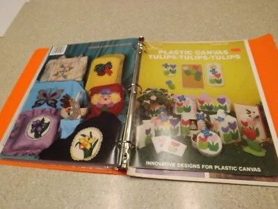 Lot of 6 Macrame Lawn Chair Patterns & (5) Plastic Canvas Leaflets  #8 - Image 1 of 4