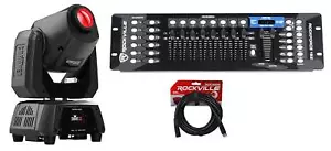Chauvet DJ Intimidator Spot 160 60w DMX Moving Head Beam Light+Controller+Cable - Picture 1 of 12