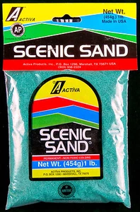 Activa Scenic Sand - Neu 1lb (454g) VIV Green Header Modellbau Züge Spiele - Bild 1 von 2