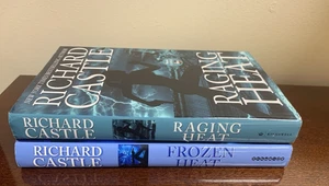 Lot of 2 Frozen Raging Heat by Richard Castle Hardcover books - First Edition - Picture 1 of 6