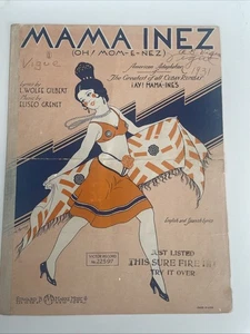 Mama Inez Cuban Rumbas Noten 1931 - Bild 1 von 6