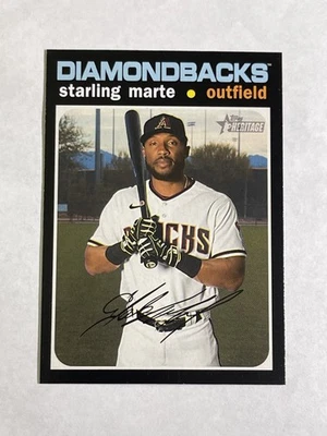 Topps Heritage High Number 2020 - Starling Marte #703 High Number SP Foto 1 de 2