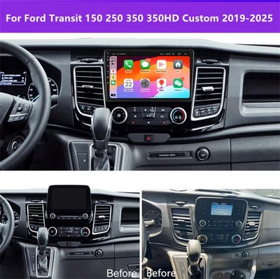 Navegação GPS rádio estéreo Android 10,1"" para Ford Transit 150 250 350 350HD 2019-25 - Imagem 1 de 4