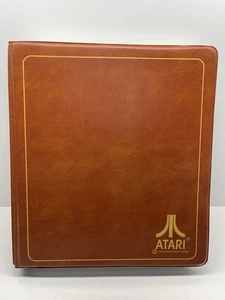 Vintage ATARI 2600 Videospiel Kassette Aufbewahrung Mappe Etui + 8 Spiele in neuem Zustand - Bild 1 von 9