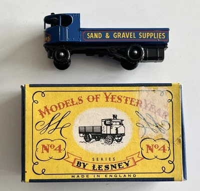 MATCHBOX YESTERYEAR Y- 4 SENTINEL WITH BLACK PLASTIC WHEELS  MINT/BOXED RARE BPW - Image 1 of 4