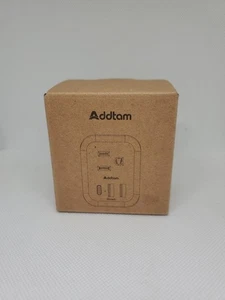 US to UK Ireland Plug Adapter, Addtam Type G Power Adapter with 3 AC white - Picture 1 of 5