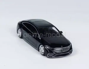 For DM 1:64 Scale Black EQS 580 4MATIC EV Sedan Sports Diecast Metal Model NIB - Picture 1 of 7