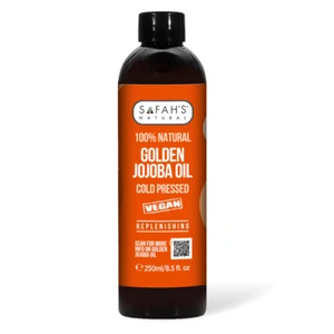 Safah's Natural Cold Press Golden Jojoba Oil (250 ml) UK Seller - Bild 1 von 1