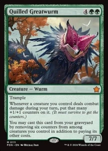 MTG - QUILLED GREATWURM - Foundations (M) - Picture 1 of 1