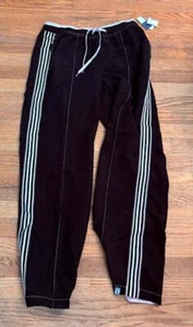 FUDA Pants Women's Medium Black Track Jogging Athletic Sport VTG Sweatpants NWT - Picture 1 of 2