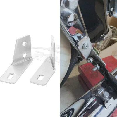 Fender Saddlebag Rail Support Bracket Fix For Harley Touring Electra Glide 85-08 - Image 1 of 4