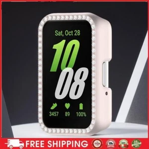 PC Diamond Inlaid Case Watch Case for Samsung Galaxy Fit 3 SM-R390 (Starlight) D - Zdjęcie 1 z 8