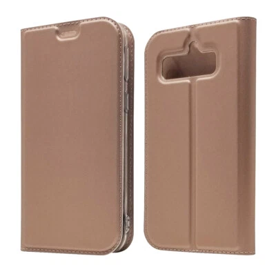 For Sharp Simply 4 Magnetic Leather Flip Wallet Phone Case Protector Cover New - Image 1 of 4