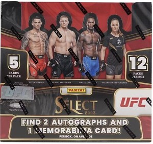 2023 PANINI SELECT UFC HOBBY BOX NEW FACTORY SEALED