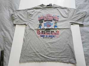 VINTAGE DETROIT PISTONS T SHIRT LRG 2004 WORLD CHAMPIONS NBA WALLACE BOYS ACTIVE - Picture 1 of 16