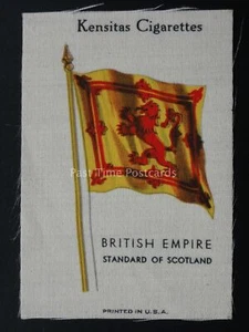 STANDARD OF SCOTLAND British Empire Silk Flags (USA) 1934 Kensitas J. Wix - Bild 1 von 1