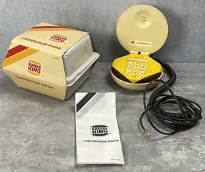 Vintage 1987 Burger King Cheeseburger Telefon komplett getestet funktioniert selten - Bild 1 von 11