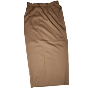 Ralph Lauren Skirt Womens 12 Tan Maxi Wool Outdoor Modest Long Ladies Vintage - Picture 1 of 22