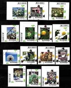 Slovenia 2014 ☀ Personalized stamps Nature -Flora Flowers ☀ CTO / Used - Picture 1 of 1