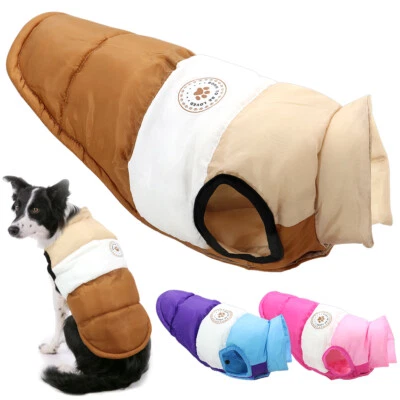 Dog Puffer Coats for Small Medium Dogs Winter French Bulldog Clothes Pet Apparel