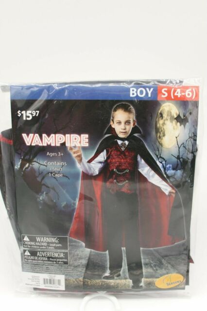 Ramede 4 Pcs Halloween Vampire Costume Cape Black Red Reversible Cloak  Stand Collar Masquerade Cape for Men Women Kids (47 Inches) - Yahoo Shopping