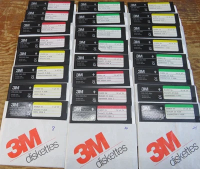 Vintage 3M Enable OA Office Automation 5.25 Floppy Disks Computer PC - Image 1 of 4