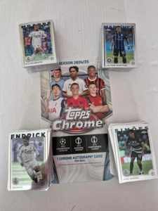 TOPPS UCC CHROME 2024/25 - FULL BASE SET 200 CARDS INC ENDRICK MBAPPE YAMAL OBI - Picture 1 of 1