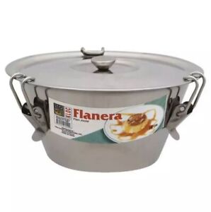 Kloc Flanera Flan Cone Mold 7" Conical Shape  Stainless Steel 1.5qt