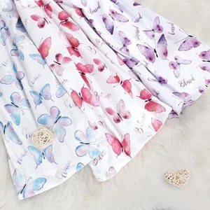 Boritar Baby Blanket/Crib Quilt Soft Minky 30"x40" Receiving Blanket 2 Layer