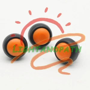 3Pcs orange 12mm Waterproof Momentary ON/OFF Push Button Mini Round Switch - Picture 1 of 3