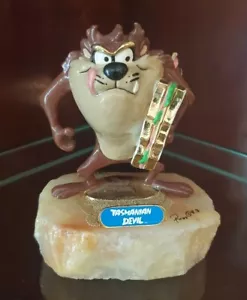 RON LEE TASMANIAN DEVIL FIGURINE HOLDING A SANDWICH- #1369/2750 - Picture 1 of 6