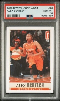 2016 Rittenhouse WNBA PSA 10 Alex Bentley Connecticut Sun Penn State Lions - Image 1 of 2