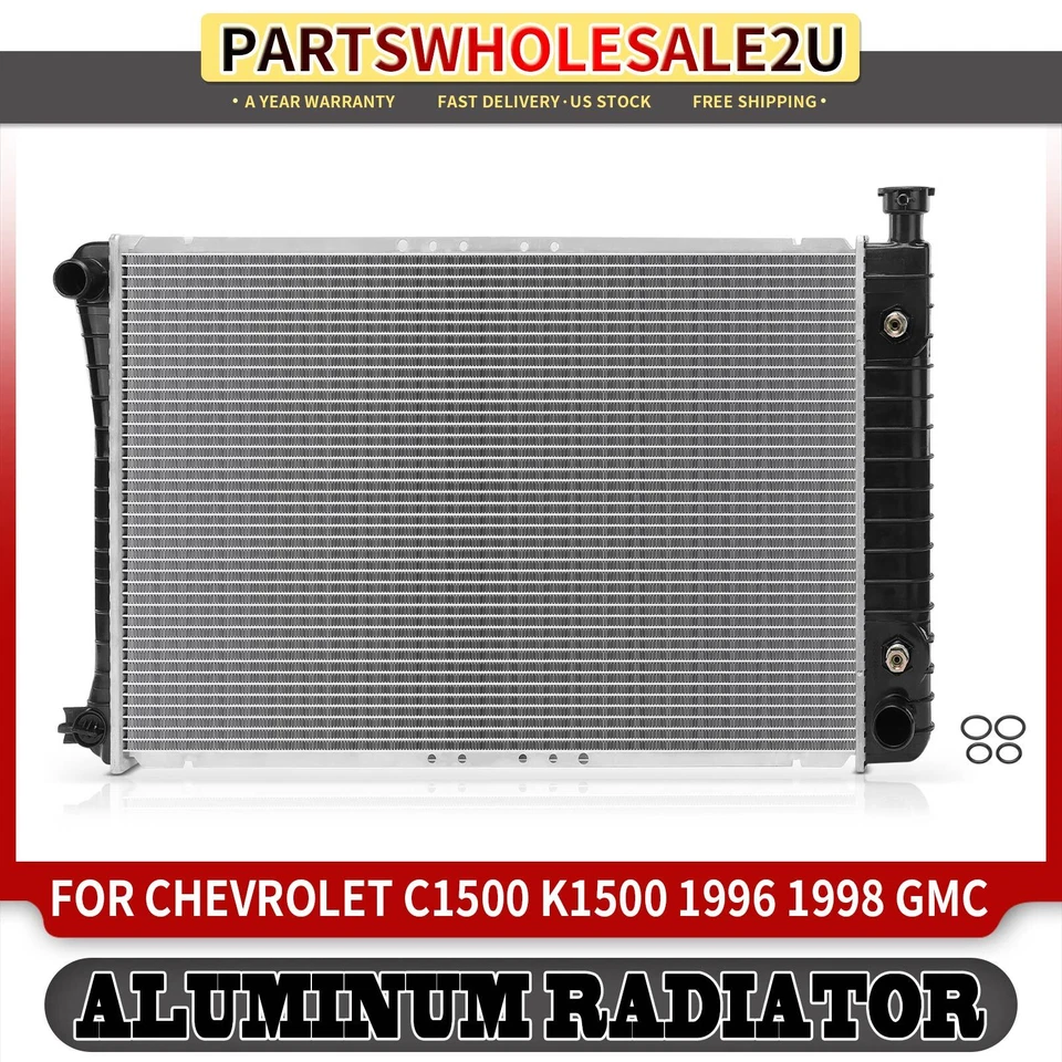 Radiador con enfriador de aceite de transmisión para Chevrolet C1500 K1500 GMC C1500 K1500 Foto 1 de 4
