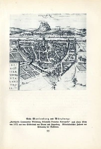Veste Marienberg und Würzburg Bild+Text von 1925 - Bild 1 von 1