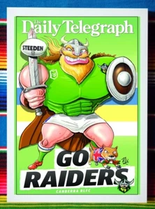 Framed CANBERRA RAIDERS NRL Poster - 62cm x 44.5cm x 3cm - Picture 1 of 3