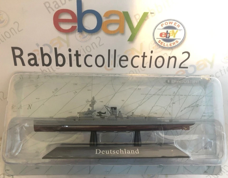 DIE CAST NAVI DA GUERRA " TYPSCHIFF DEUTSCHLAND " SCALA 1/1250 CORAZZATE (09) - Immagine 1 di 1