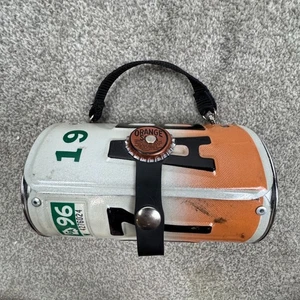 Georgia License Plate Barrel Purse With Black Nylon Strap - Picture 1 of 13
