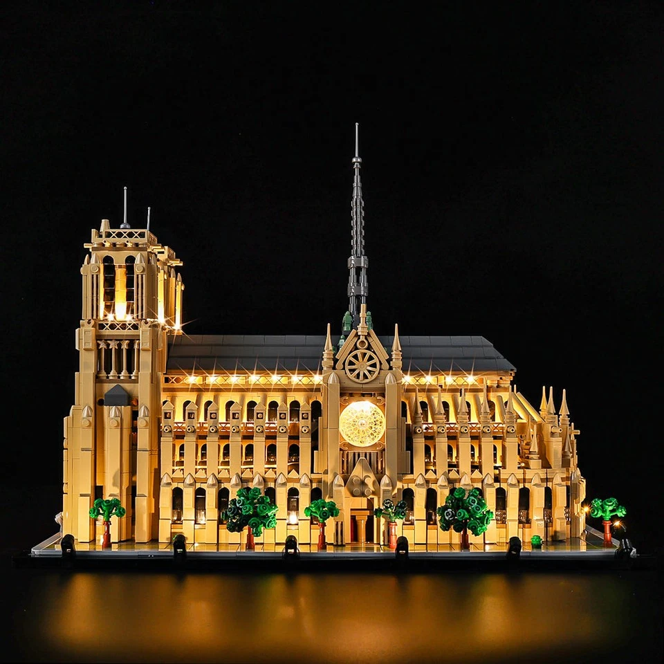 Kit de luces para Notre-Dame de Paris 21061 - Juego de ladrillos Foto 1 de 4
